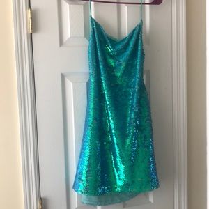sequins dress